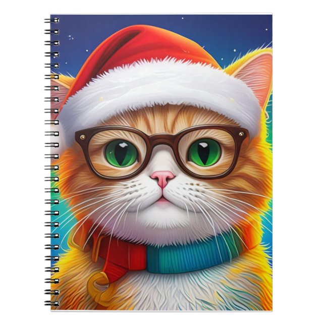 Caderno Espiral Grátis Natal Papai Noel-68265 (Frente)