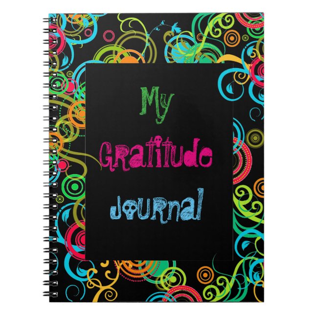Caderno Espiral Gratitude espiral (Frente)