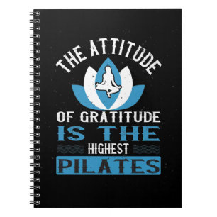 Caderno Espiral Gratitude Is The Highest Pilates