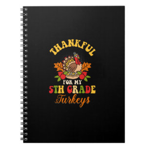 Caderno Espiral grato pelos meus perus do 5