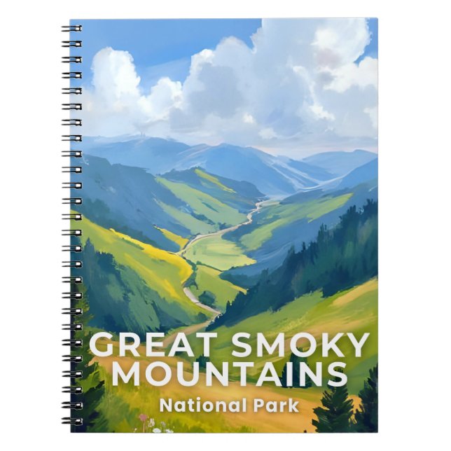Caderno Espiral Great Smoky Mountains National Park Travel (Frente)