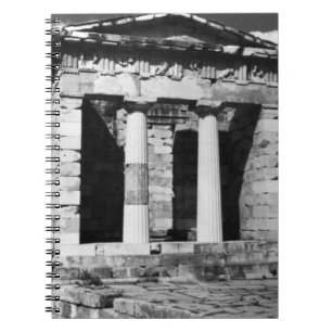 Caderno Espiral Grécia Delphi Athenian Treasury 1970
