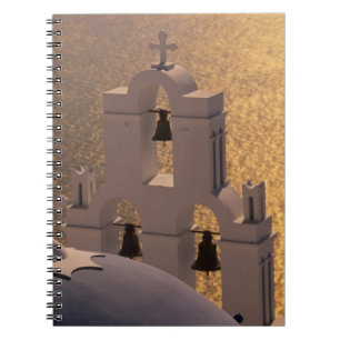 Caderno Espiral Grécia, Ilhas Cíclades, Santorini, Thira,