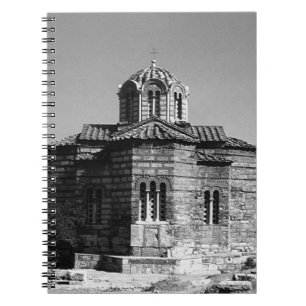 Caderno Espiral Greece Athens Church of the Holy Apostles 1970