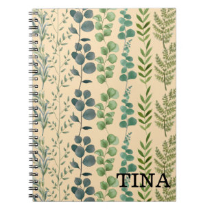 Caderno Espiral Green Leafy