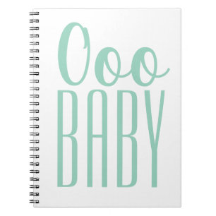 Caderno Espiral Green Ooo BABY: Prêmio do presente do Chá de frald