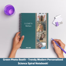 Green Photo Booth - Trendy Modern Personalizado