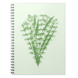 Caderno Espiral Green plant in the shape of a bouquet.