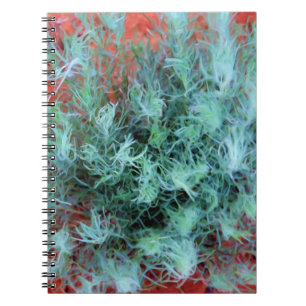 Caderno Espiral Green Sage em Red Sand