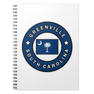 Caderno Espiral Greenville Carolina do Sul