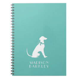 Caderno Espiral Greyhound Dog Puppy