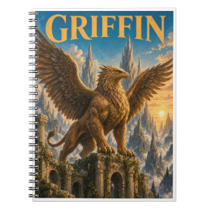 Caderno Espiral Griffin, Monstro de Fantasia Gótica