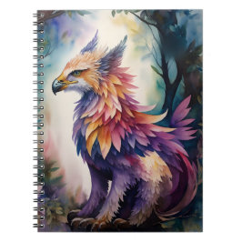 Caderno Espiral Griffin Night Multicolor Watercolor
