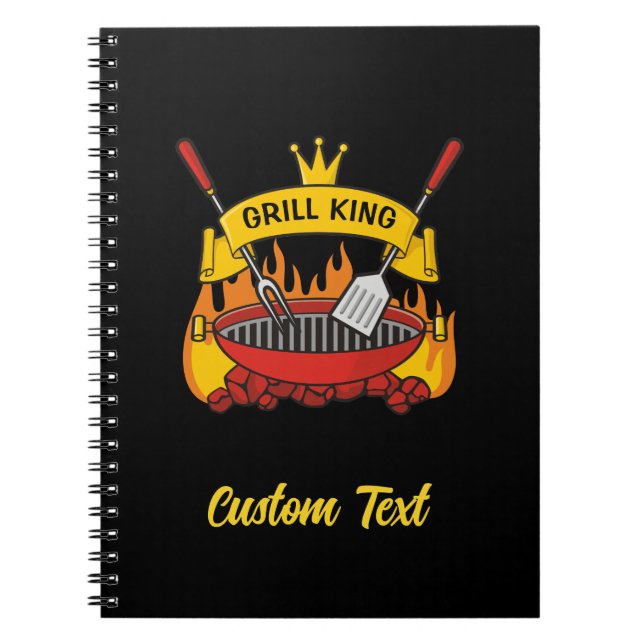 Caderno Espiral Grill King (Frente)