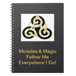 Caderno Espiral Grimoire pagão
