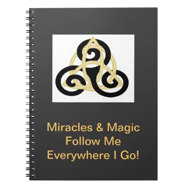 Caderno Espiral Grimoire pagão (Frente)