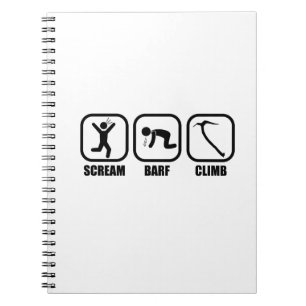Caderno Espiral Gritar Barf Subir