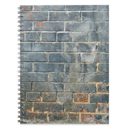 Caderno Espiral Gritty Urban Brick Wall