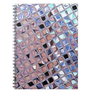 Caderno Espiral Groovy Disco Mirror Ball para Dance Party