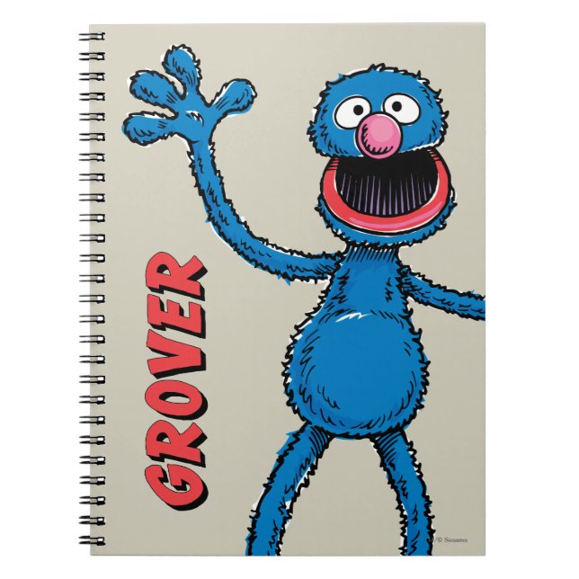 Caderno Espiral Grover Vintage (Frente)