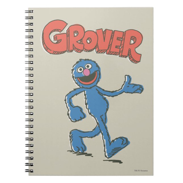 Caderno Espiral Grover Vintage Kids 2 (Frente)