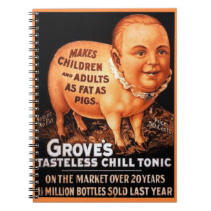 Caderno Espiral Groves Tonic torna as crianças e os adultos gordo