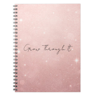 Caderno Espiral Grow Through It A Journal for Strength, Healing 