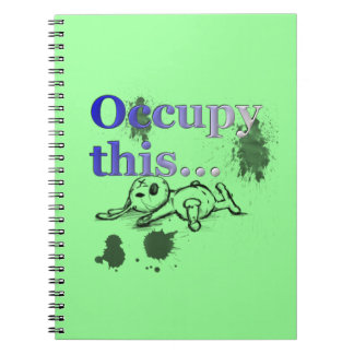 Caderno Espiral Grunge Urban Occupy Este Notebook