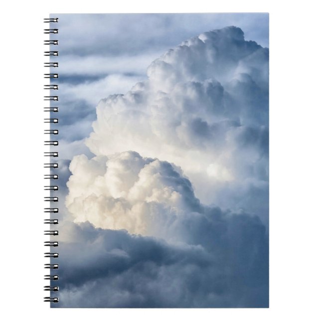 Caderno Espiral Grupo de Nuvens Cúmulus (Frente)