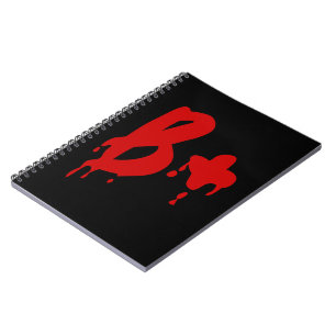 Caderno Espiral Grupo sanguíneo B+ Hospital #Horror Positivo
