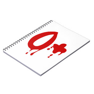 Caderno Espiral Grupo Sanguíneo O+ Hospital #Horror Positivo