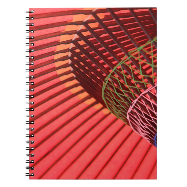 Caderno Espiral Guarda-chuvas japoneses (Frente)