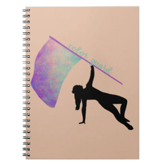 Caderno Espiral Guarda de cores com sinalizador - roxo/verde