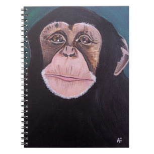 Caderno Espiral Guardião da Floresta Pintura por Alfred Fox