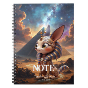 Caderno Espiral Guardião Enluarado das Areias Antigas. 
