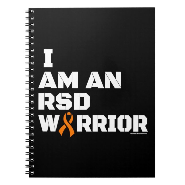 Caderno Espiral Guerreiro/Bloqueio/Eu sou...RSD (Frente)