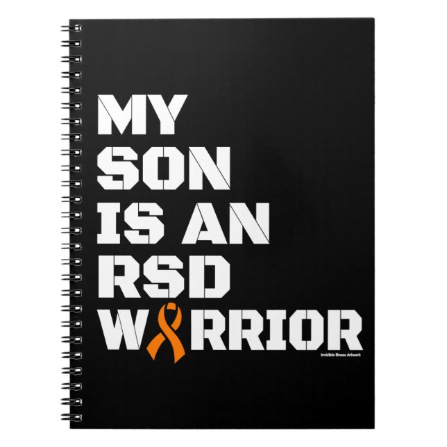 Caderno Espiral Guerreiro/Bloqueio/Filho...RSD (Frente)