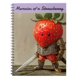 Caderno Espiral Guerreiro Morango