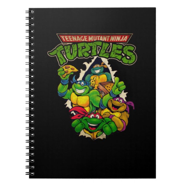 Caderno Espiral Guerreiro Turtle (Frente)