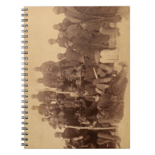 Caderno Espiral Guerreiros de Buffalo: Cavalaria Negra Americana L