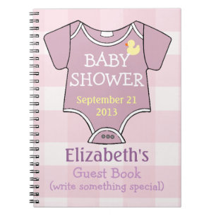 Caderno Espiral Guestbook malva do chá