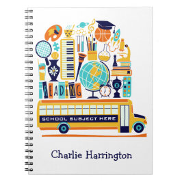 Caderno Espiral Guia de anotações personalizadas das Ilustrações E