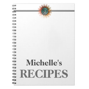 Caderno Espiral Guia personalizado de utensílios de cozinha