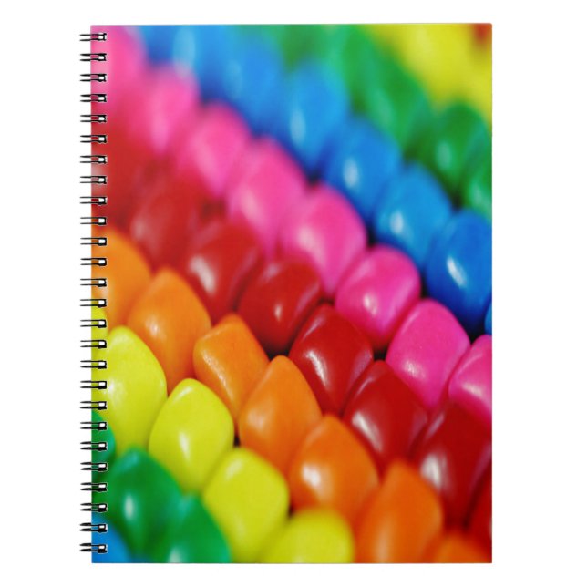 Caderno Espiral Guias de doces coloridas 2 (Frente)