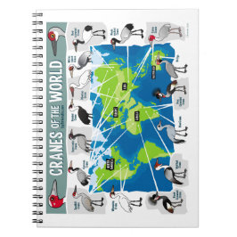 Caderno Espiral Guindastes do mundo