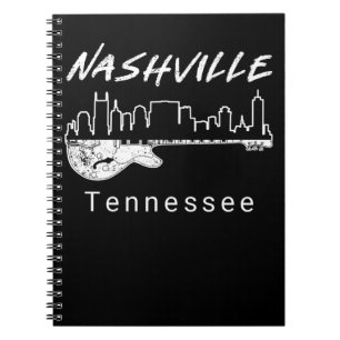 Caderno Espiral Guitar Country Music Souvenir Gift Nashville