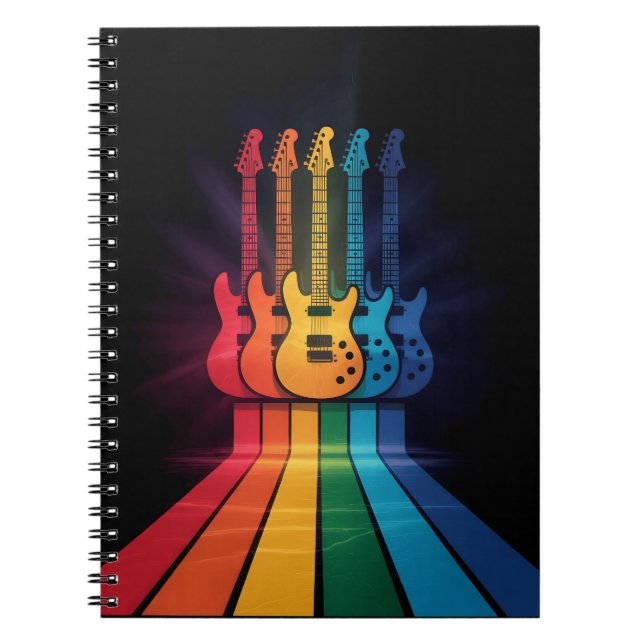 Caderno Espiral Guitar Lover (Frente)
