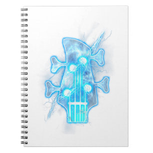 Caderno Espiral Guitar Lover   Chefe De Um Jogador De Violão