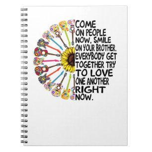 Caderno Espiral Guitar Lover Presente de Violão Floral Acústico