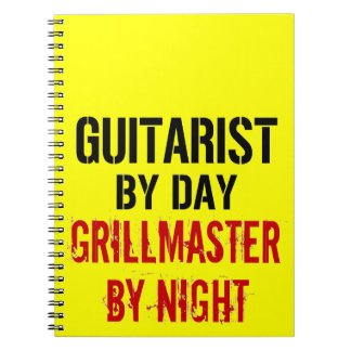 Caderno Espiral Guitarista Grillmaster